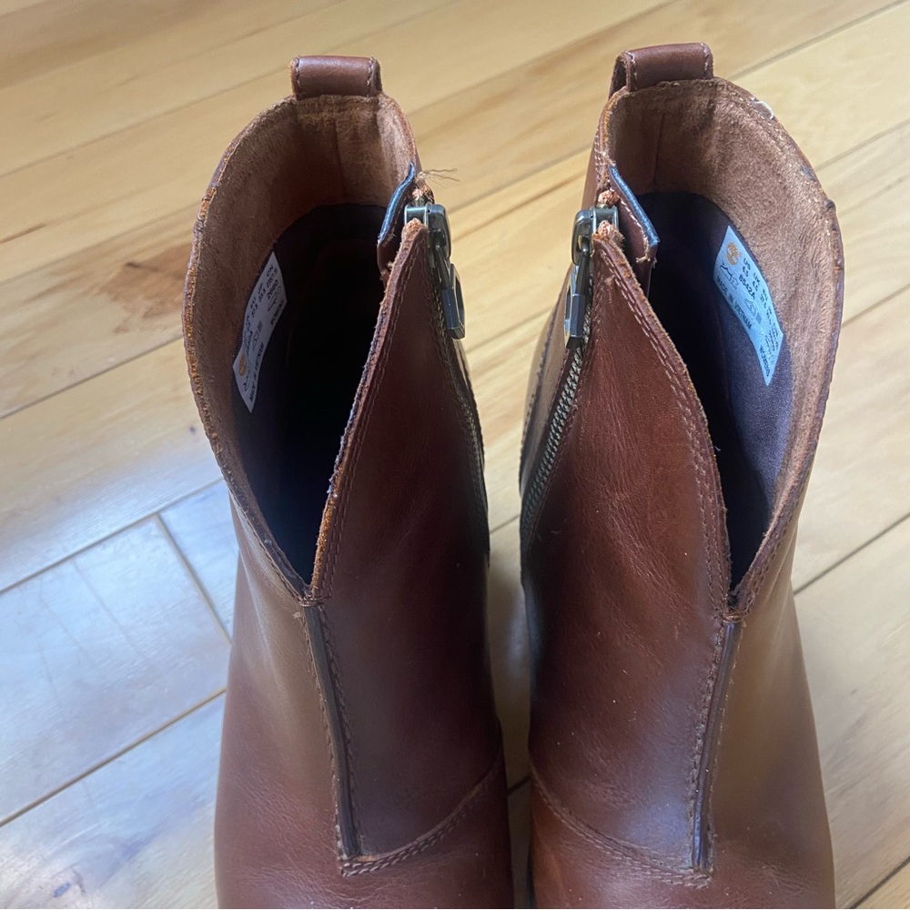 Timberland Earthkeepers Trenton Ankle Boots Womens Sz 6.5 Brown Leather 8542A - Picture 5 of 10